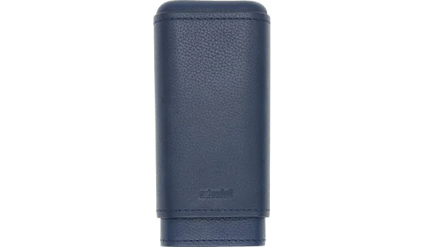 adorini Zigarrenetui Echt Leder 2-3 Zigarren Blau