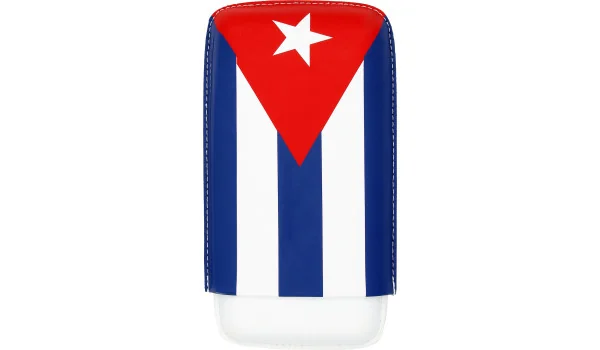 Portasigari Bandiera Cubana per 3 sigari