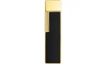 Briquet S.T. Dupont Twiggy Noir Laqué Or 030112