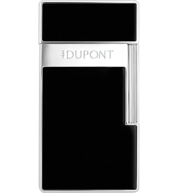 Accendino S.T. Dupont Biggy Nero Laccato Cromo 025221