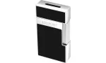 Briquet S.T. Dupont Biggy Noir Laqué Chrome 025221