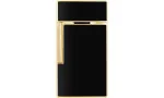 Briquet S.T. Dupont Biggy Noir Laqué Doré 025222
