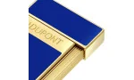Accendino S.T. Dupont Biggy Blu Laccato Oro 025225