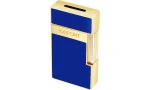 Accendino S.T. Dupont Biggy Blu Laccato Oro 025225