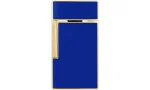 Briquet S.T. Dupont Biggy  Bleu Laqué Doré 025225