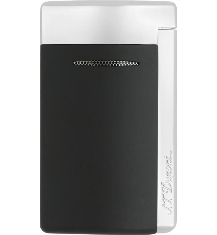 Briquet S.T. Dupont Minijet Noir Mat Chrome 010815