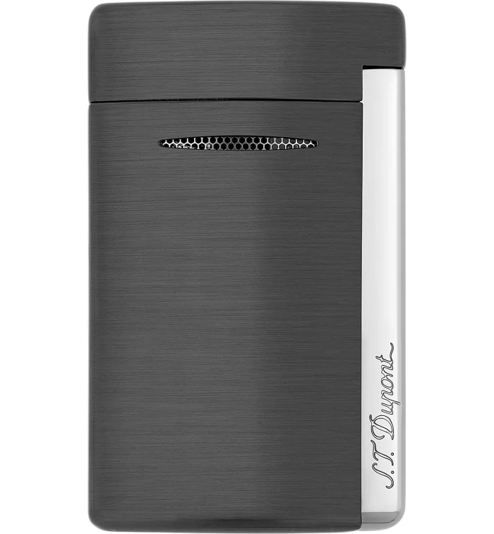 Briquet S.T. Dupont Minijet Brossé Gunmetal 010888