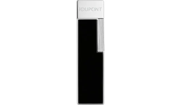 S.T. Dupont Twiggy Feuerzeug Naturlack Schwarz Chrom 030111