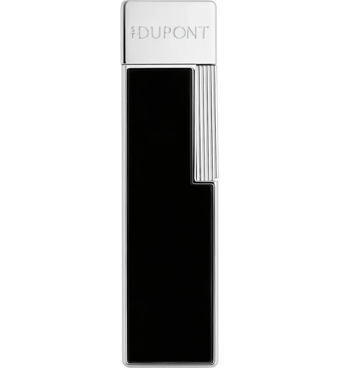 Accendino S.T. Dupont Twiggy Nero Laccato Cromo 030111