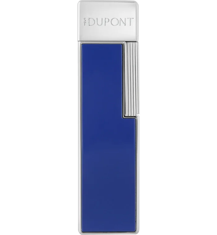 Briquet S.T. Dupont Twiggy Bleu Laqué Chrome 030115