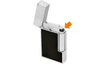 Beccuccio in Metallo a Doppia Fiamma argento S.T. Dupont  per Ligne 2 e Gatsby