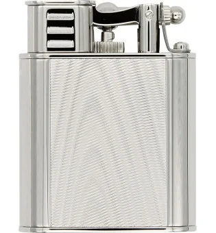 Briquet Dunhill Unique Turbo Texture Moire Plaquage Palladium