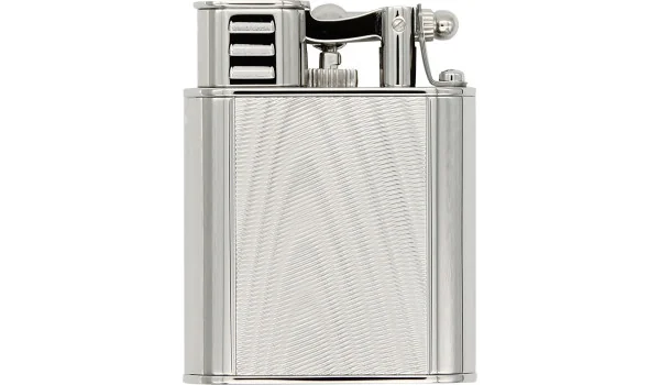 Briquet Dunhill Unique Turbo Texture Moire Plaquage Palladium