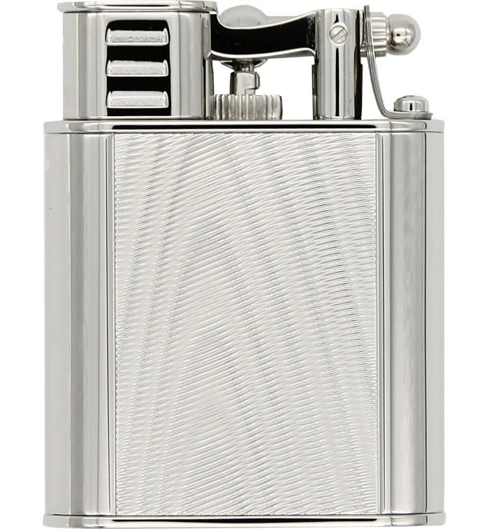 Briquet Dunhill Unique Turbo Texture Moire Plaquage Palladium