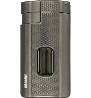 adorini Triple Jet Briquet V-Cut Gun Metal