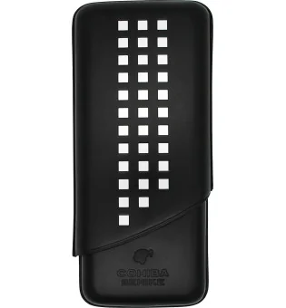 Cohiba Behike  3-er Zigarrenetui Echtleder Schwarz