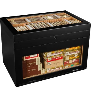 Humidor adorini Portico Deluxe Nero