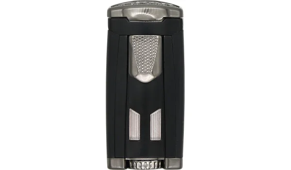 Xikar Feuerzeug Dreiflammig Mattschwarz Foto 2