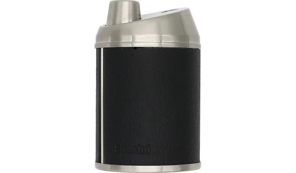 adorini Jet Tischfeuerzeug Edge schwarz Chrom satiniert Foto 6