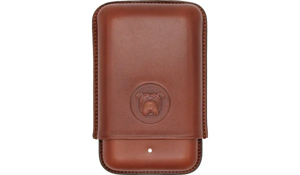Custodia per Sigari Bulldog by Dunhill Robusto Marrone 3