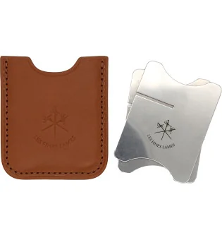 Les Fines Lames Zigarrenbank mit Lederetui Cognac