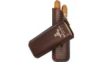 Montecristo Zigarrenetui Leder braun für 2 Zigarren Foto 2