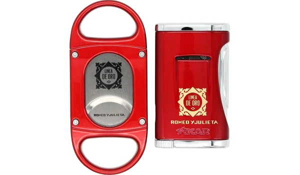 Set Tagliasigari e Accendino Xikar Romeo y Julieta Linea De Oro