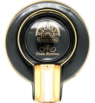 Cendrier H.Upmann simple noir et doré