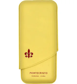 Montecristo Zigarrenetui gelb für 3 Zigarren