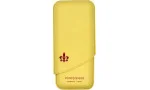 Étui à cigares Montecristo jaune pour 3 cigares