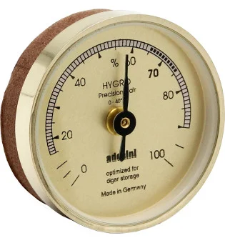 adorini Hygrometer gold mit Dichtungsband