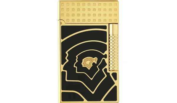 S.T. Dupont Le Grand Lighter Cohiba 60 noir et or C23472CL