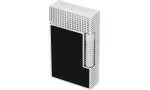 S.T. Dupont Le Grand Feuerzeug Naturlack Schwarz Palladium Diamantkopf C23780CL Foto 2