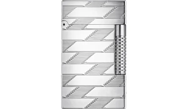 S.T. Dupont Le Grand Feuerzeug Palladium Guilloche Monogram C23180