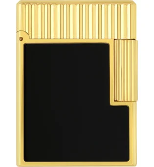 Accendino S.T. Dupont Ligne 1 Lacca Nera Oro giallo C14120