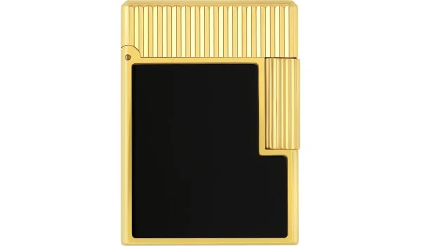 S.T. Dupont Ligne 1 Briquet Laque noire Or jaune C14120