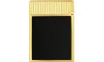 S.T. Dupont Ligne 1 Feuerzeug schwarzer Lack Gelbgold C14120 Foto 5