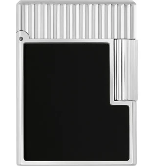 S.T. Dupont Ligne 1 Feuerzeug schwarzer Lack Palladium C14121