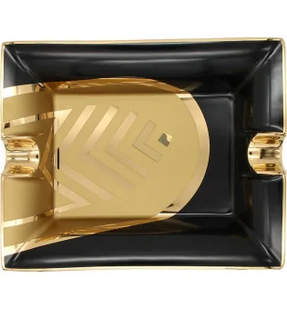 La Casa del Habano Aschenbecher schwarz und gold