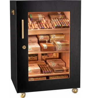 adorini Humidorschrank Caddy schwarz