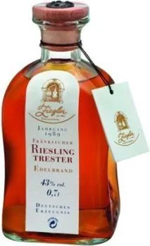 Ziegler Fränkischer Riesling Trester 0,7l - 1989 - Brandy